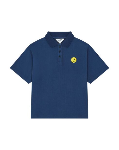 Polo Ben de manga corta de algodón azul marino