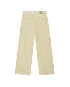 Cremefarbene Hose West aus Baumwollsamt