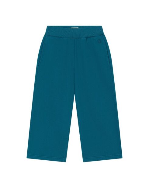 Pantaloni da jogging Nina in cotone verde anatra
