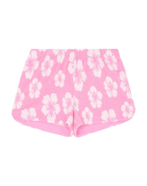 Pantalones cortos rosas Lala en mezcla de algodón
