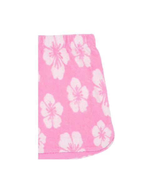 Pantalones cortos rosas Lala en mezcla de algodón