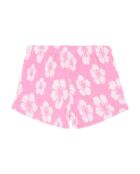 Pantalones cortos rosas Lala en mezcla de algodón