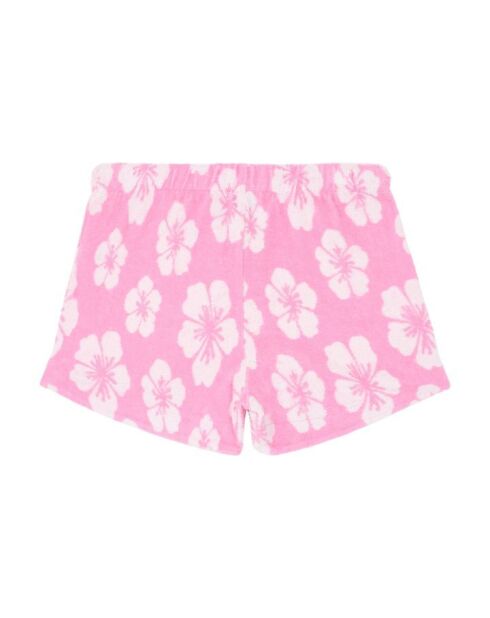 Pantalones cortos rosas Lala en mezcla de algodón