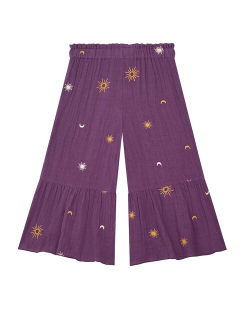 Hose Birdy Plum aus Baumwolle