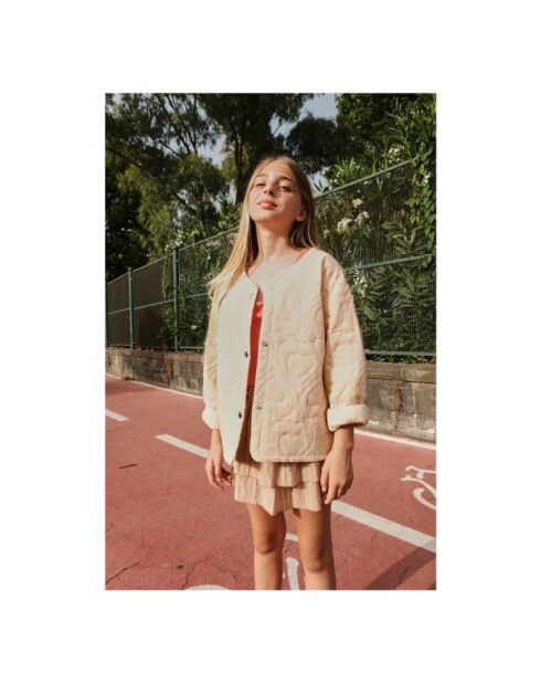 Chaqueta Foebe de algodón mandarina