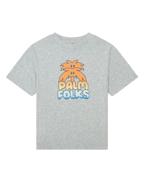 Camiseta de manga corta de algodón gris de los Goonies