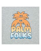 Camiseta de manga corta de algodón gris de los Goonies
