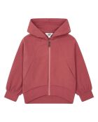 Sudadera Richie rosa de algodón con cremallera