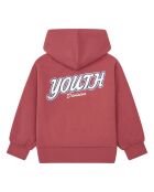 Sudadera Richie rosa de algodón con cremallera