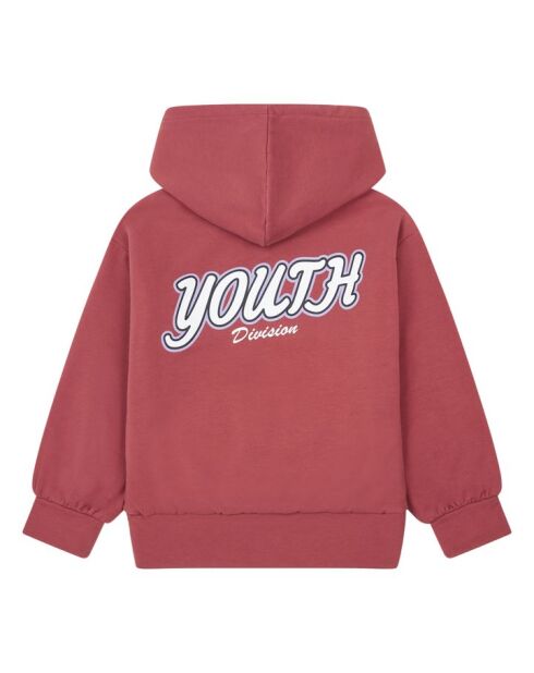 Sudadera Richie rosa de algodón con cremallera