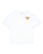 Camiseta Capitol Family Ride de algodón blanca de manga corta