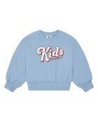 Sudadera Ronnie azul claro de algodón con cuello redondo