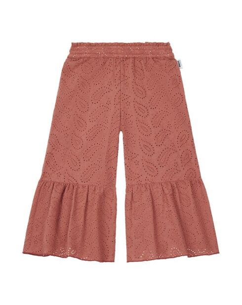 Pantalones Birdy de algodón fluido color mandarina