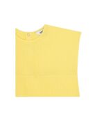 Top sin mangas de algodón Sally amarillo pálido