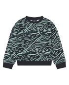 Sudadera de cuello redondo de algodón verde caqui Today