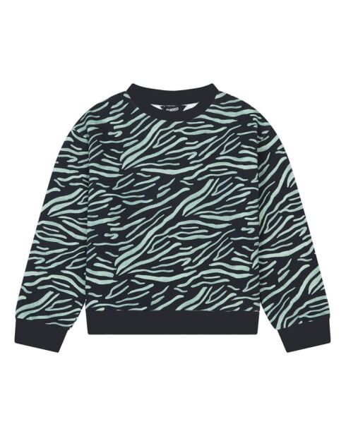 Sudadera de cuello redondo de algodón verde caqui Today