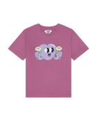 Camiseta Rosie de manga corta de algodón morado