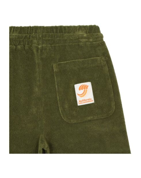 Pantalones cortos Jerro en mezcla de algodón en color verde caqui
