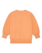 Sudadera Ronnie de algodón albaricoque con cuello redondo