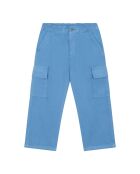Pantalon cargo en coton Flynn bleu azur