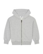 Sudadera Max gris de algodón con cremallera