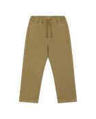 Pantalones rectos Eddie de algodón verde caqui