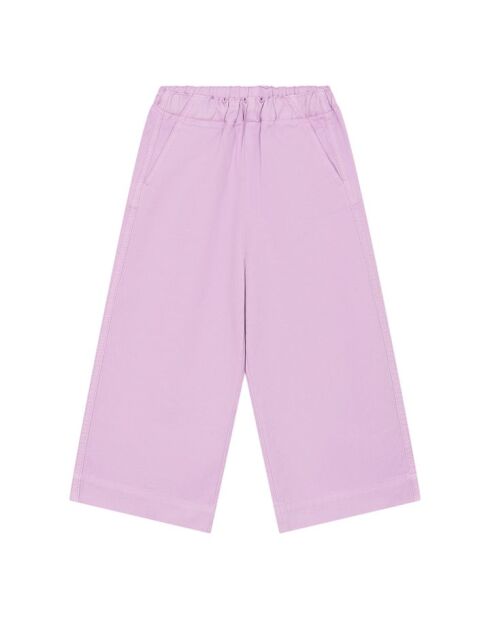 Pantaloni dritti Roxan violine in cotone