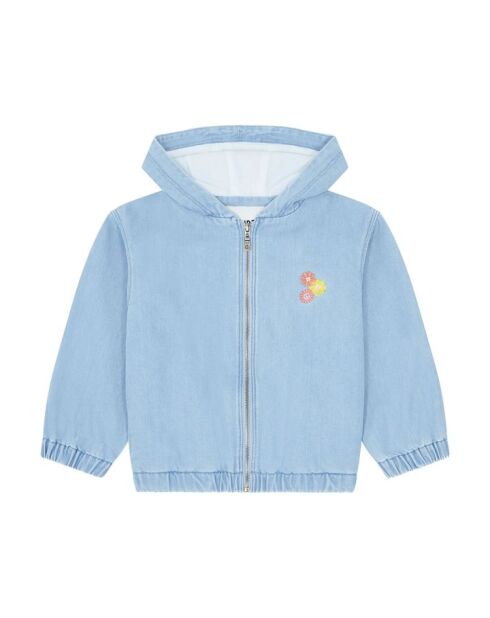 Chaqueta Sarah en mezcla de algodón azul claro