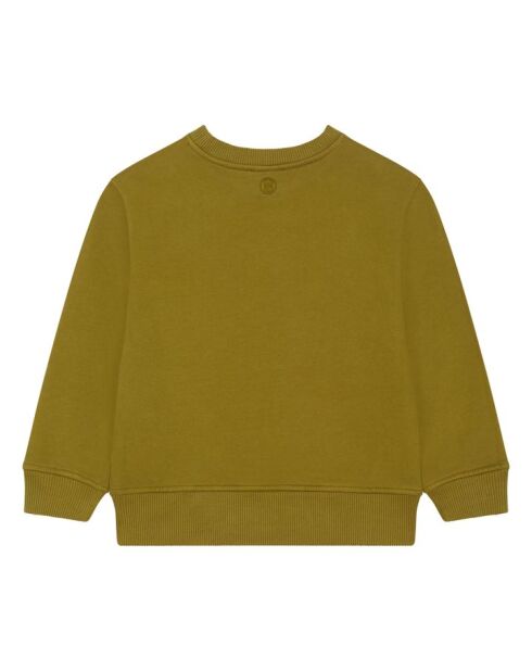 Sudadera Hugo de algodón azul celeste con cuello redondo