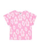 Camiseta de manga corta Jane rose en mezcla de algodón