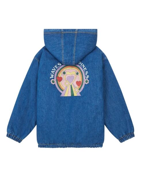 Chaqueta Sarah blue jean en mezcla de algodón