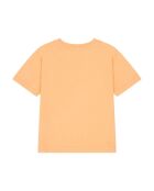 Camiseta de algodón de manga corta Rosie Apricot