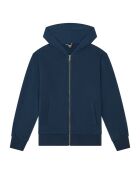 Sudadera Jayson azul marino de algodón con cremallera