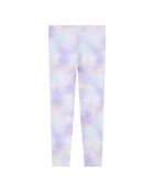 Love lilafarbene Leggings aus Baumwollmischung
