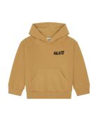 Quadratischer beiger Baumwoll-Hoodie