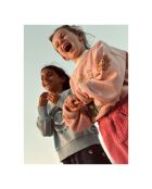 Rundhals-Sweatshirt Dolly Sage aus Baumwolle