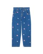 Gerade geschnittene Jeans aus Baumwollmischung in Coast Blue