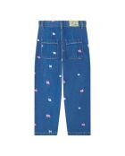 Gerade geschnittene Jeans aus Baumwollmischung in Coast Blue