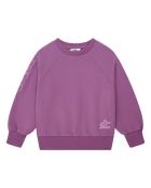 Sudadera Cuty Plum de algodón con cuello redondo