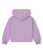 Sudadera con capucha de algodón Purple Crystal