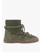 Bottines en cuir Classic vert olive