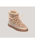 Bottines en cuir Classic beiges