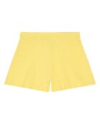 Pantalones cortos Shanon de algodón amarillo pálido