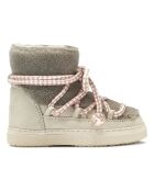 High-Top-Sneaker Curly aus Leder in Taupe