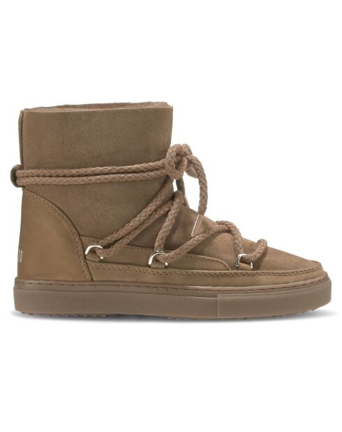 Bottines en cuir Classic Nabuk marron