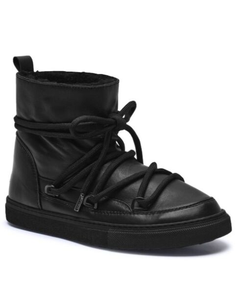Baskets compensées en cuir Full Leather noires