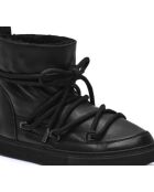 Baskets compensées en cuir Full Leather noires