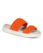 Sandales Knitted Double Band oranges