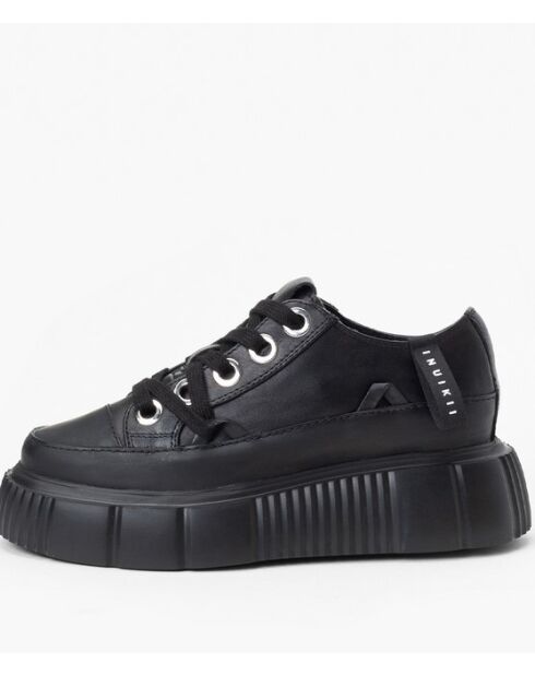 Zwarte leren Matilda leren sneakers