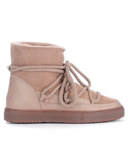 Bottines en cuir Classic macaron